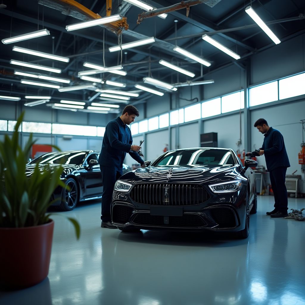 Professionelle Autoaufbereitung in unserer Werkstatt