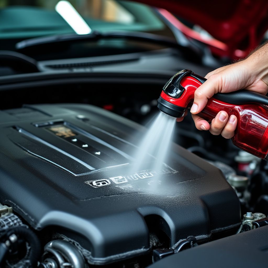 Motorwäsche Detail